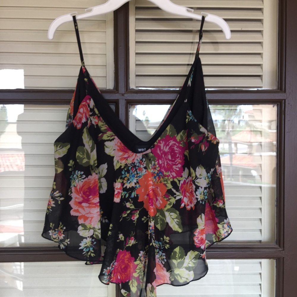 Floral Crop Top